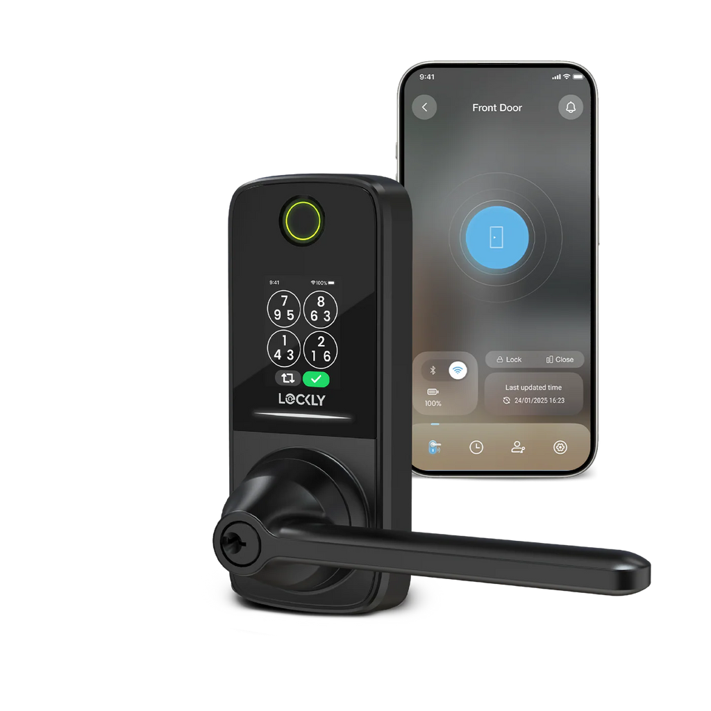 Lockly Secure Pro Latch Latest Version Smart Lock with Quick-Switch Dual Keypad