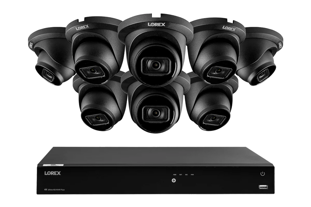 Lorex Fusion Series 4K 16 Camera Capable4TB Wired NVR System with A14 IP Dome Cameras