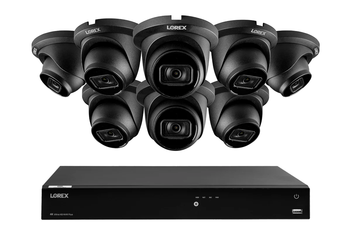 Lorex Fusion Series 4K 16 Camera Capable4TB Wired NVR System with A14 IP Dome Cameras
